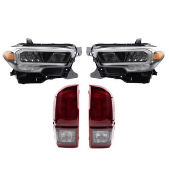 TRQ® - Driver and Passenger Side Replacement Headlights