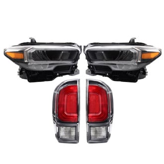 TRQ® - Driver and Passenger Side Replacement Headlights