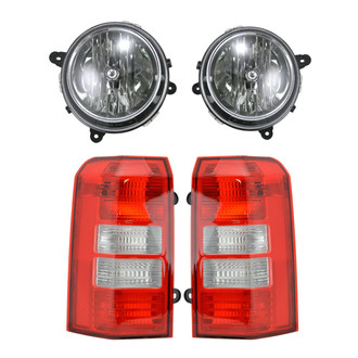 TRQ® - Driver and Passenger Side Replacement Headlights