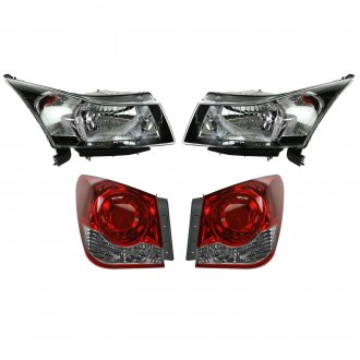 TRQ® - Driver and Passenger Side Replacement Headlights
