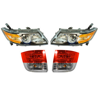 TRQ® - Driver and Passenger Side Replacement Headlights