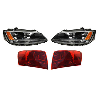 TRQ® - Driver and Passenger Side Replacement Headlights