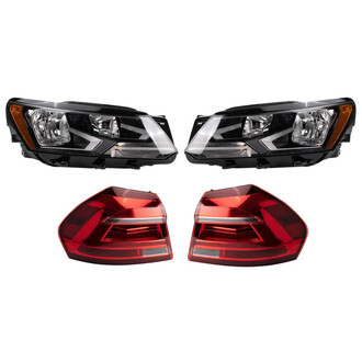 TRQ® LKA82986 - Driver and Passenger Side Replacement Headlights
