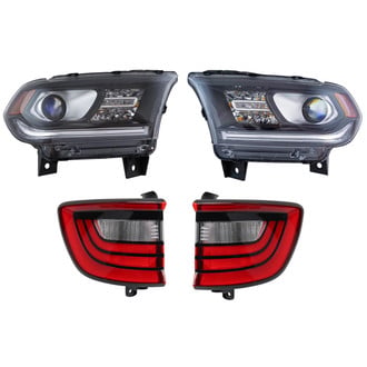 TRQ® - Driver and Passenger Side Replacement Headlights