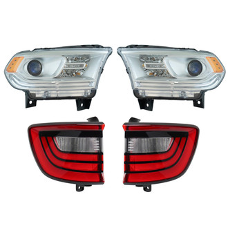 TRQ® LKA82988 - Driver and Passenger Side Replacement Headlights