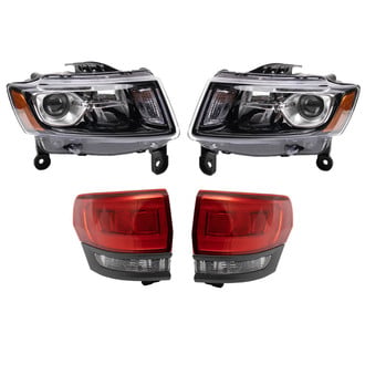 TRQ® - Driver and Passenger Side Replacement Headlights