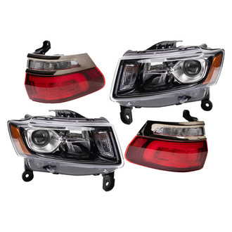 TRQ® - Driver and Passenger Side Replacement Headlights