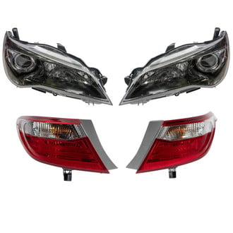 TRQ® - Driver and Passenger Side Replacement Headlight
