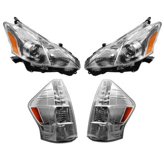 TRQ® LKA83013 - Driver and Passenger Side Replacement Headlights