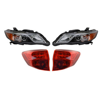 TRQ® - Driver and Passenger Side Replacement Headlights