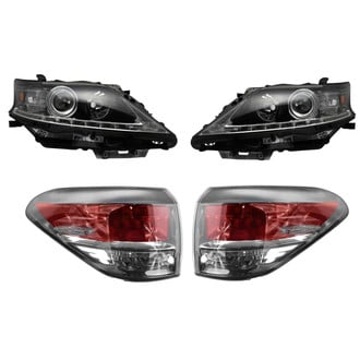 TRQ® - Driver and Passenger Side Replacement Headlight