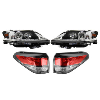 TRQ® - Driver and Passenger Side Replacement Headlights