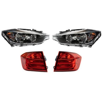 TRQ® - Driver and Passenger Side Replacement Headlights