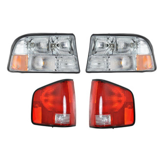 TRQ® - Driver and Passenger Side Replacement Headlights