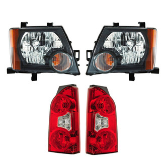 TRQ® - Driver and Passenger Side Replacement Headlights