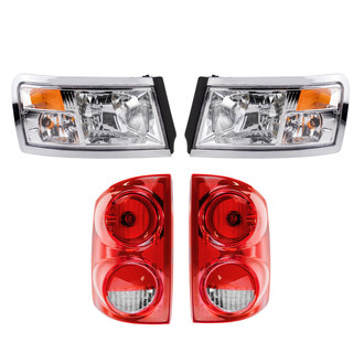 TRQ® - Driver and Passenger Side Replacement Headlights