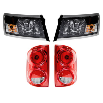 TRQ® - Driver and Passenger Side Replacement Headlights