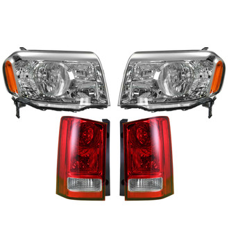TRQ® - Driver and Passenger Side Replacement Headlights