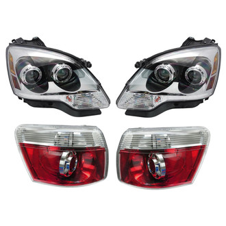 TRQ® - Driver and Passenger Side Replacement Headlights