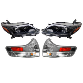 TRQ® - Driver and Passenger Side Replacement Headlights