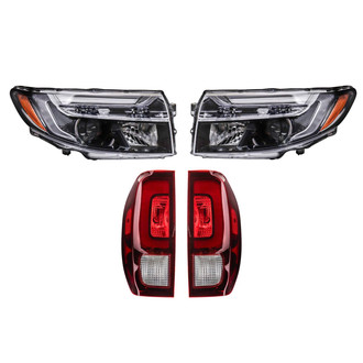 TRQ® - Driver and Passenger Side Replacement Headlights