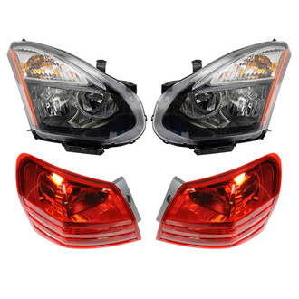 TRQ® LKA83073 - Driver and Passenger Side Replacement Headlights