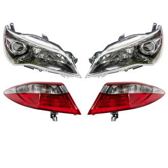 TRQ® - Driver and Passenger Side Replacement Headlights