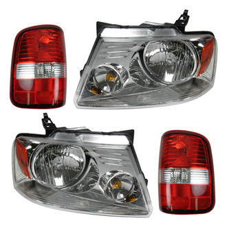 TRQ® - Driver and Passenger Side Replacement Headlights