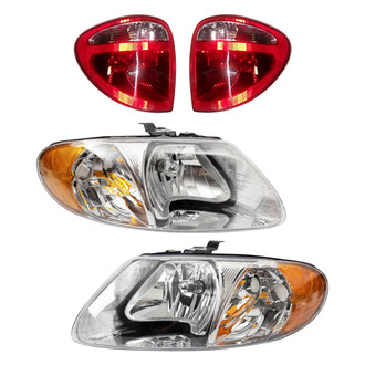 TRQ® - Driver and Passenger Side Replacement Headlights
