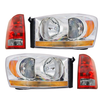 TRQ® - Driver and Passenger Side Replacement Headlights