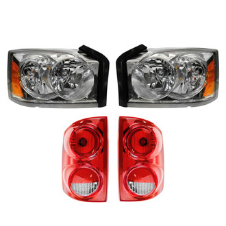 TRQ® - Driver and Passenger Side Replacement Headlights