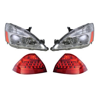 TRQ® - Driver and Passenger Side Replacement Headlights