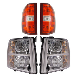 TRQ® LKA83114 - Driver and Passenger Side Replacement Headlights