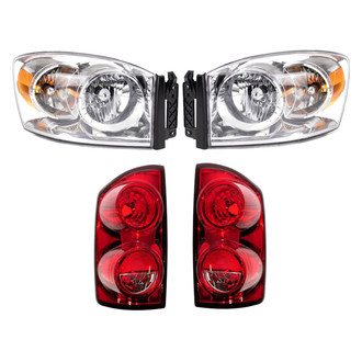 TRQ® LKA83116 - Driver and Passenger Side Replacement Headlights