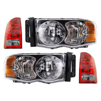 TRQ® LKA83119 - Driver and Passenger Side Replacement Headlights
