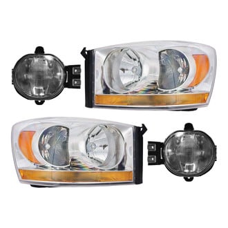 TRQ® - Driver and Passenger Side Replacement Headlights