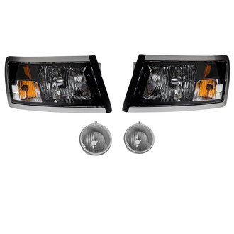 TRQ® - Driver and Passenger Side Replacement Headlights