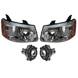 TRQ® - Driver and Passenger Side Replacement Headlights