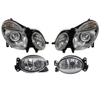 TRQ® - Driver and Passenger Side Replacement Headlights