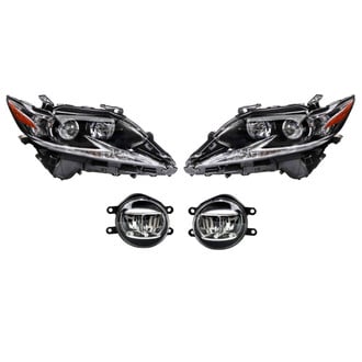 TRQ® - Driver and Passenger Side Replacement Headlights