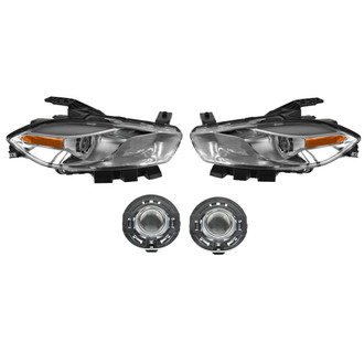 TRQ® - Driver and Passenger Side Replacement Headlights