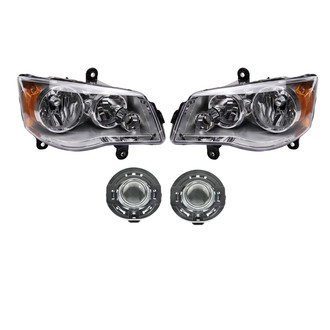 TRQ® - Driver and Passenger Side Replacement Headlights