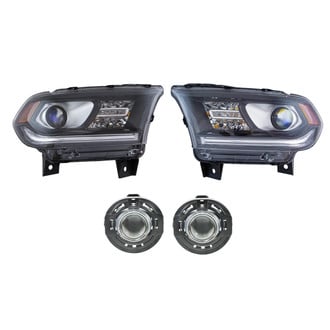 TRQ® - Driver and Passenger Side Replacement Headlight