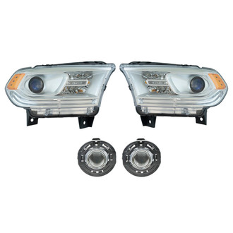 TRQ® - Driver and Passenger Side Replacement Headlights
