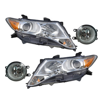 TRQ® - Driver and Passenger Side Replacement Headlights