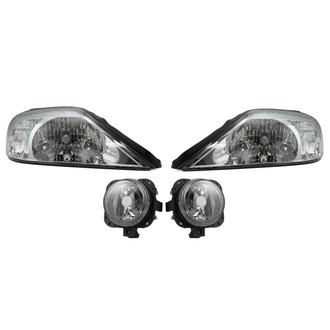TRQ® - Driver and Passenger Side Replacement Headlights