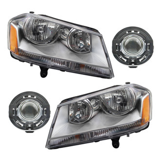 TRQ® - Driver and Passenger Side Replacement Headlights