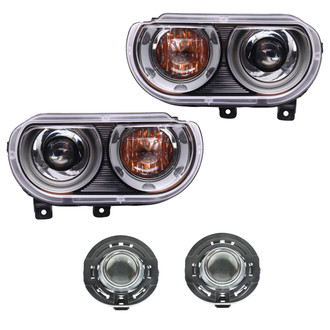 TRQ® - Driver and Passenger Side Replacement Headlights