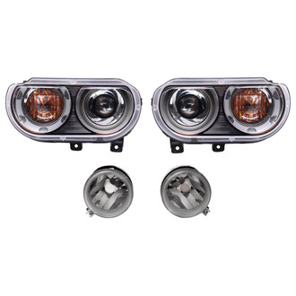 TRQ® - Driver and Passenger Side Replacement Headlights