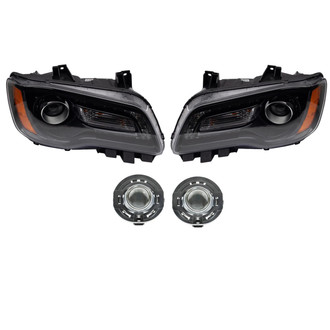 TRQ® - Driver and Passenger Side Replacement Headlights